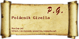 Polácsik Gizella névjegykártya